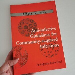 2005 Anti-Infective Guidelines Book Doctor Pharmacist Reference Medical Infect